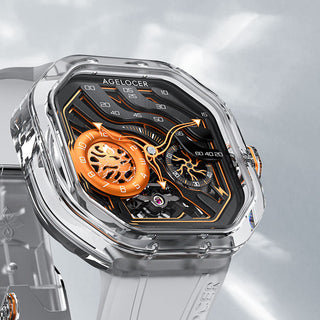 AGELOCER Original Volcano Series Automatic Mechanical Watch Crystal Case
