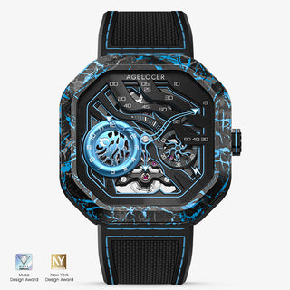 AGELOCER Original Volcano Series Automatic Mechanical Watch Carbon Fibre Case