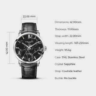 AGELOCER Original Baikal Serie Unique Design Automatic Mechanical Men Watches
