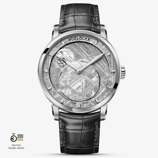 AGELOCER Astronomer Rare Space Meteorite Moon Phase Watch