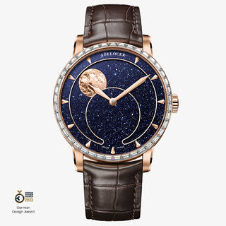 AGELOCER Original Astronomer Aventurine 29.51-day Moon Phase Watch