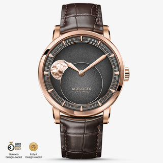 AGELOCER  Major Breakthrough 29.51-Days MoonPhase Original Astronomer Men's Mechanical Watch