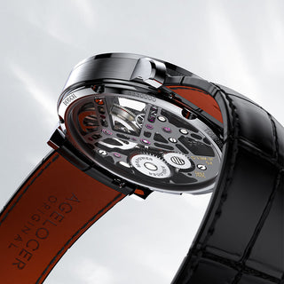 AGELOCER Original Skeleton Free-sprung  Balance Flying Tourbillon Manual Winding Tourbillon Watch(US Warehouse)