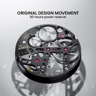 Manuelle mechanische Herrenuhren der AGELOCER Tourbillon-Serie – Stahlband-Zirkon-Version 