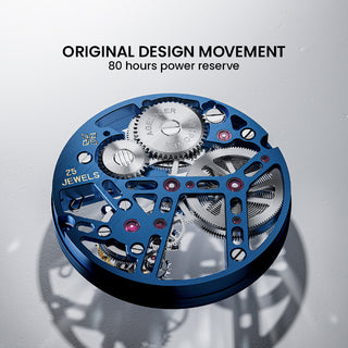 AGELOCER Original Free-sprung  Flying Tourbillon Mechanical Watch Steel