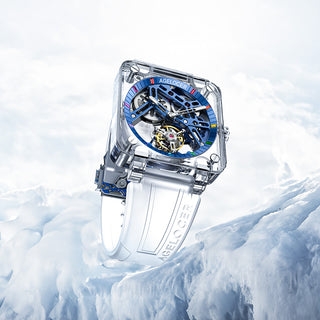 agelocer sapphire flying  tourbillon watch men