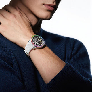 AGELOCER Original Flying Tourbillon Watch Skeleton Watches for men
