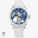 Sapphire Blue-Clear Rubber