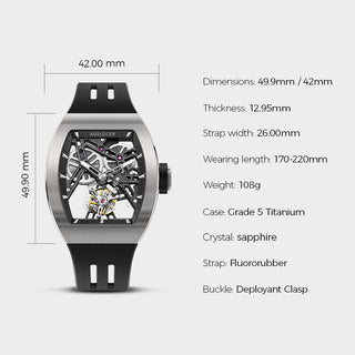 AGELOCER Aero Ti Grade 5 In-house Movement Tourbillon Watch (Pre-Order)