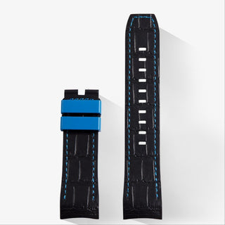 Agelocer Original 22mm Watch Straps For 910 Ceramic Bezel Tourbillon Series Watch Accessories