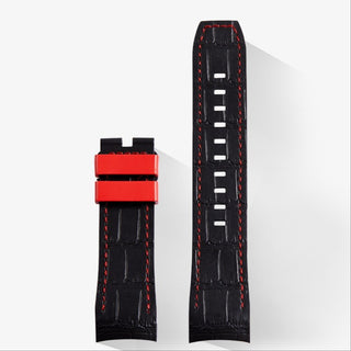 Agelocer Original 22mm Watch Straps For 910 Ceramic Bezel Tourbillon Series Watch Accessories